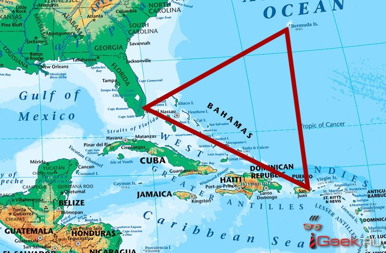 100 лет назад в Бермудском треугольнике исчезло первое судно
