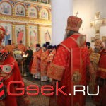 В Серове прошла праздничная литургия. Присутствовали четыре епископа и митрополит Кирилл